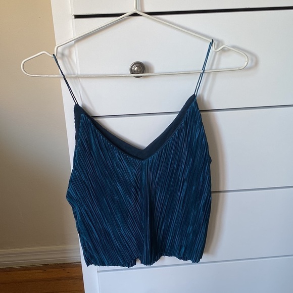 Urban Outfitters Silence + Noise teal tank top, size S - Picture 2 of 4